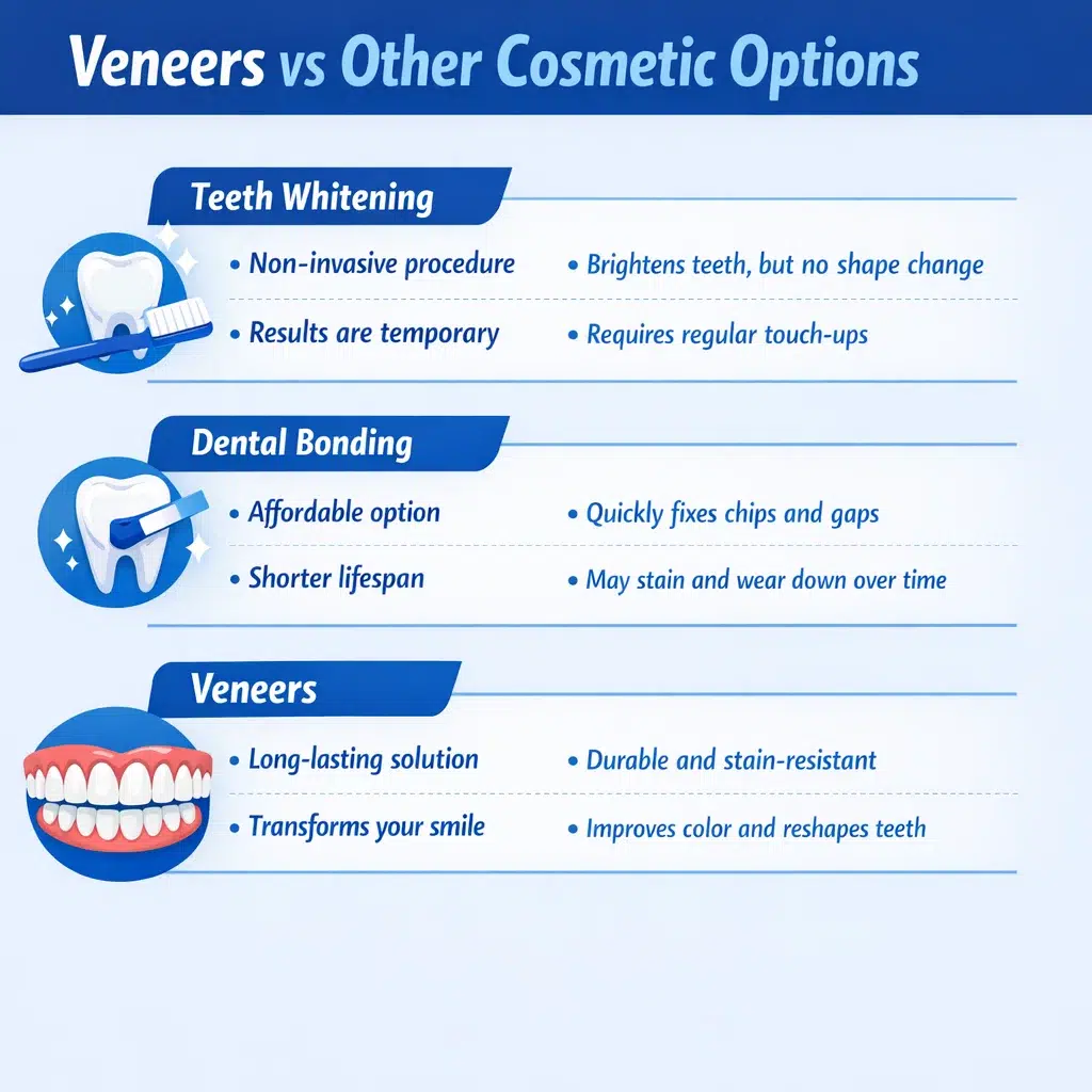 veneers vs other cosmetic options