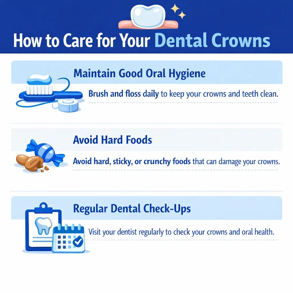 how to care for your dental crown