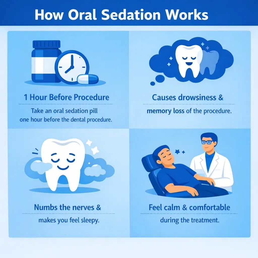 how oral sedation works
