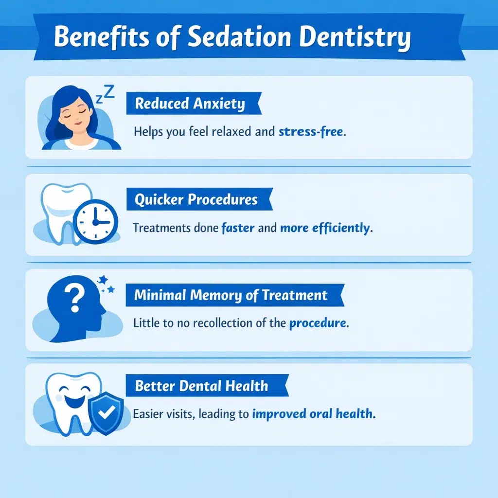 benefits of sedation dentistry